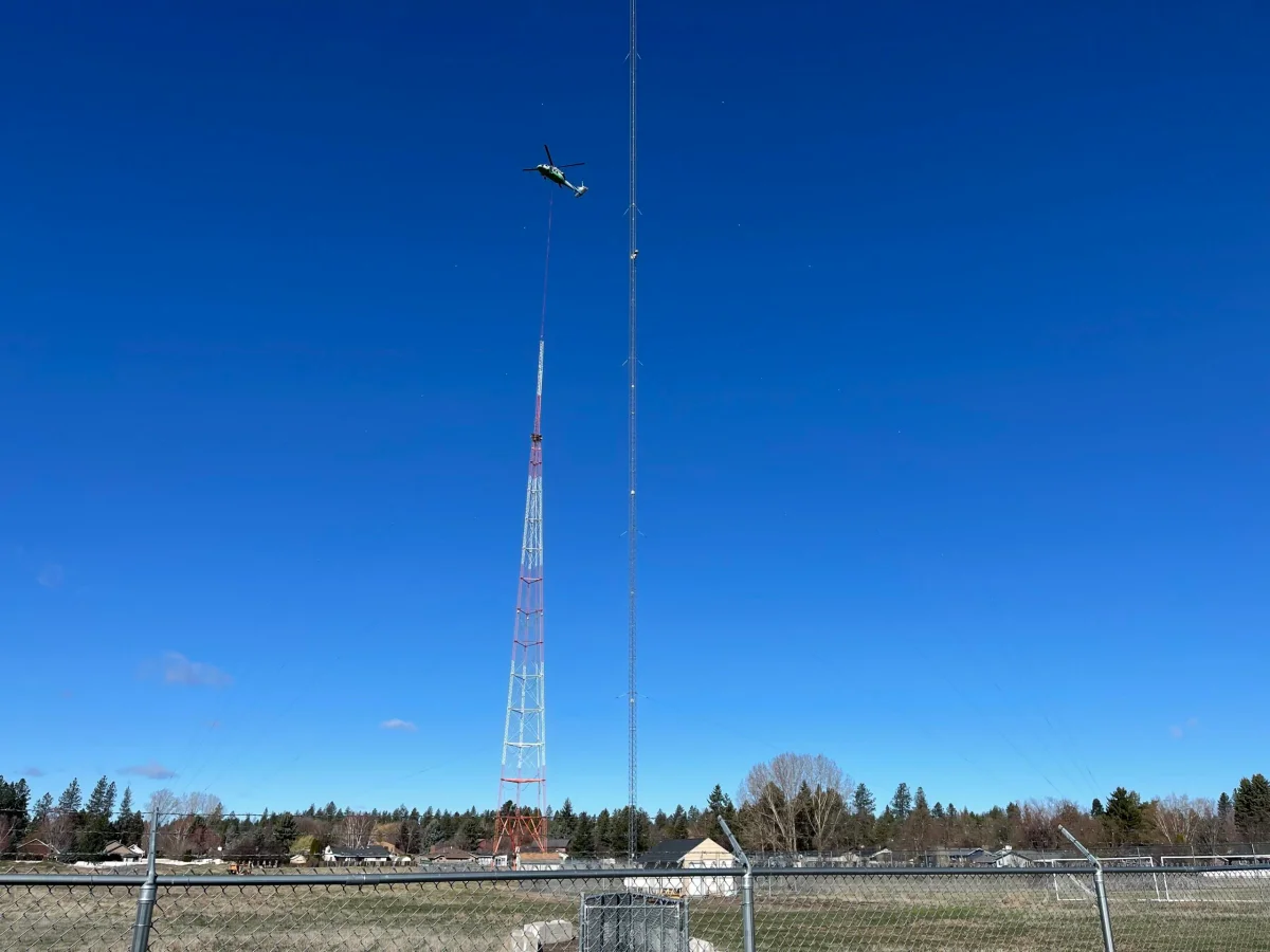 Radio Tower Home to Three Spokane AMs Comes Down