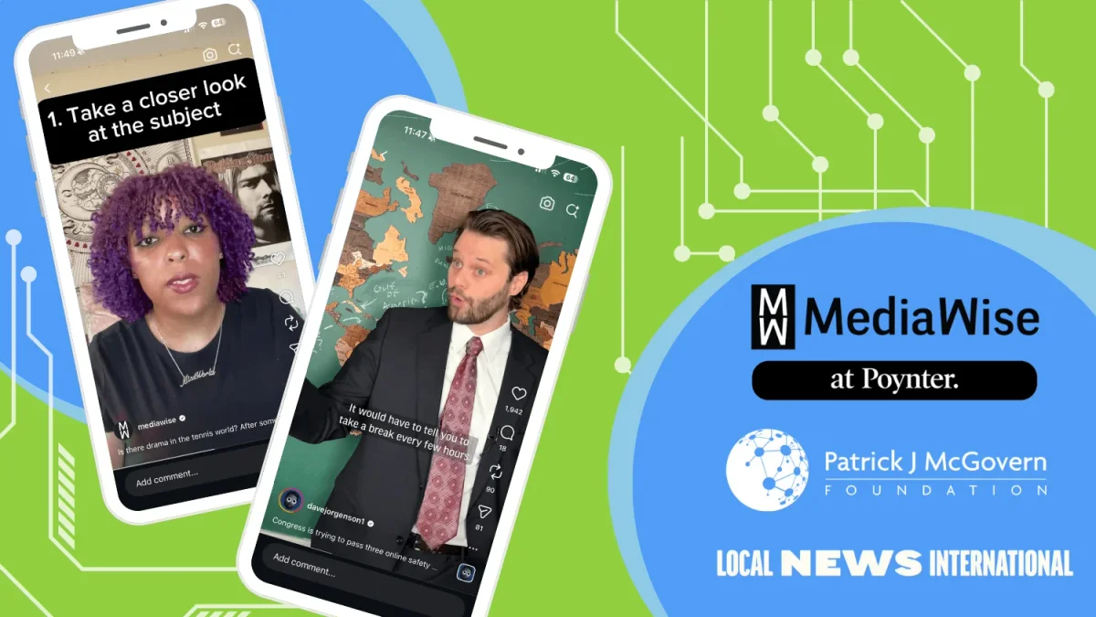 MediaWise Launches Teen Creator Network with $300,000 Grant From Patrick J. McGovern Foundation