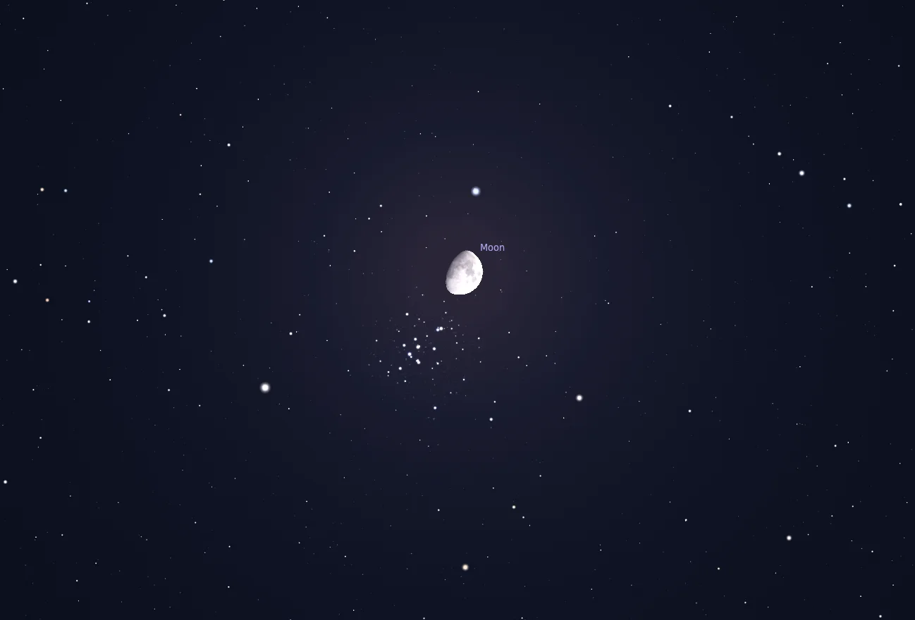 The Sky Today on Friday, March 27: The Moon Buzzes the Beehive