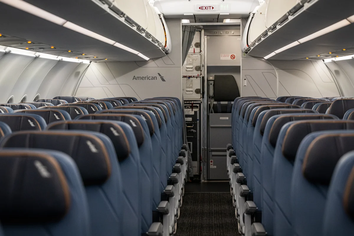 Miniature Galleys, More Seats, and No Seatback Screens: American Airlines Steps Up Retrofit Program of Airbus A319 and A320 Airplanes
