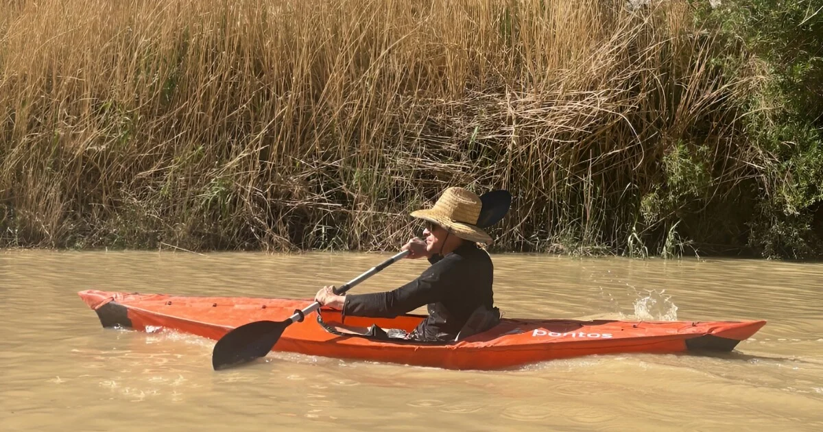 7-Lb Folding Fabric Kayak Packs Down to the Size of a Two-Person Tent