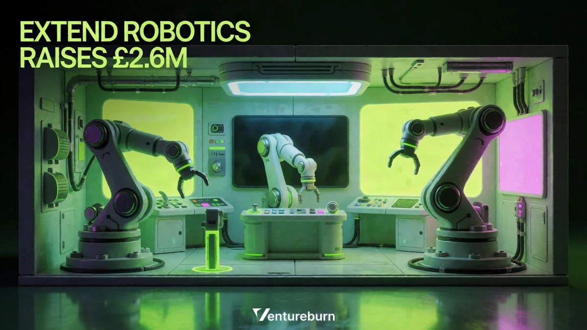 UK’s Extend Robotics Secures US$3.3M (~£2.6M) to Sell Factory Work Instead of Machines
