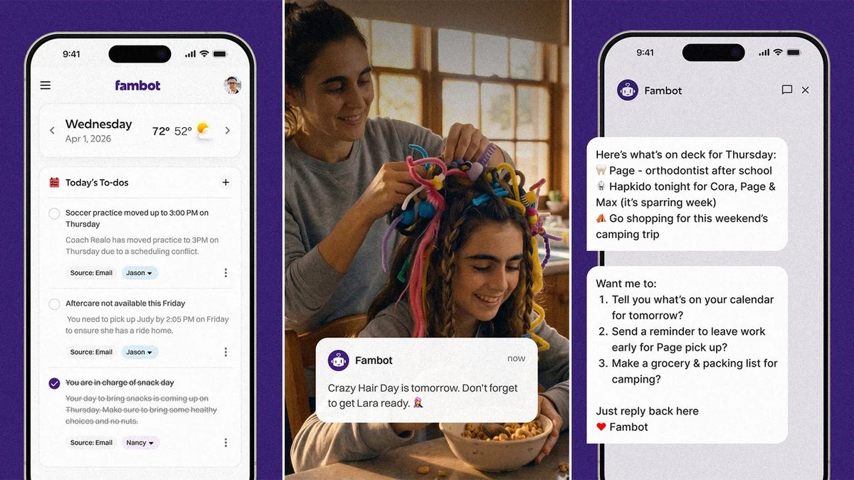 Fambot raises $3.5M pre‑seed round led by NextView Ventures and Baukunst
