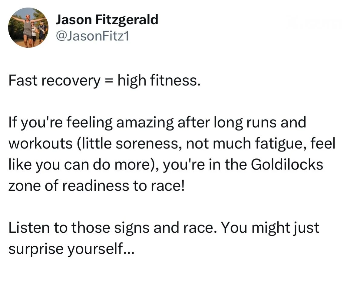 Feel Good? Time to Test Yourself in a Race
