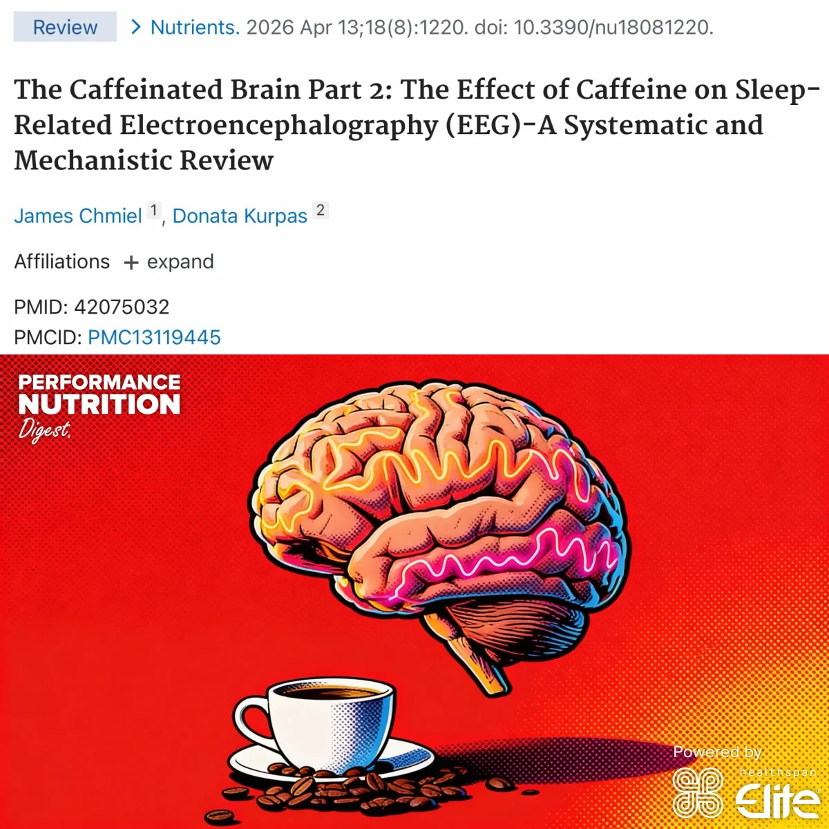 Morning Caffeine Subtly Reshapes Sleep EEG Patterns