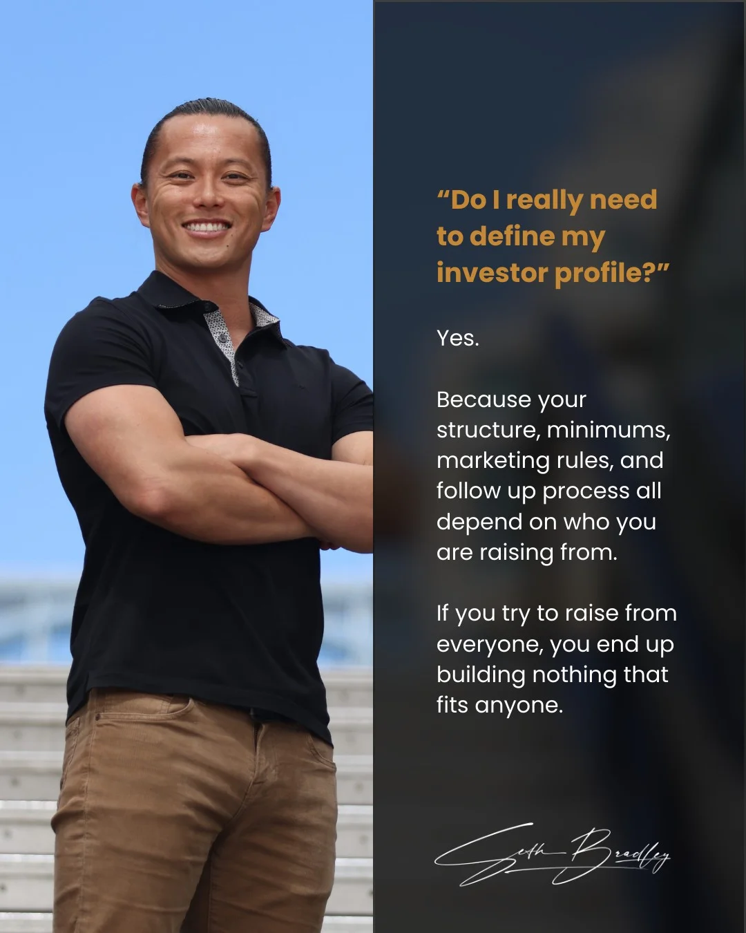 Define Your Investor First, Then Tailor Your Raise