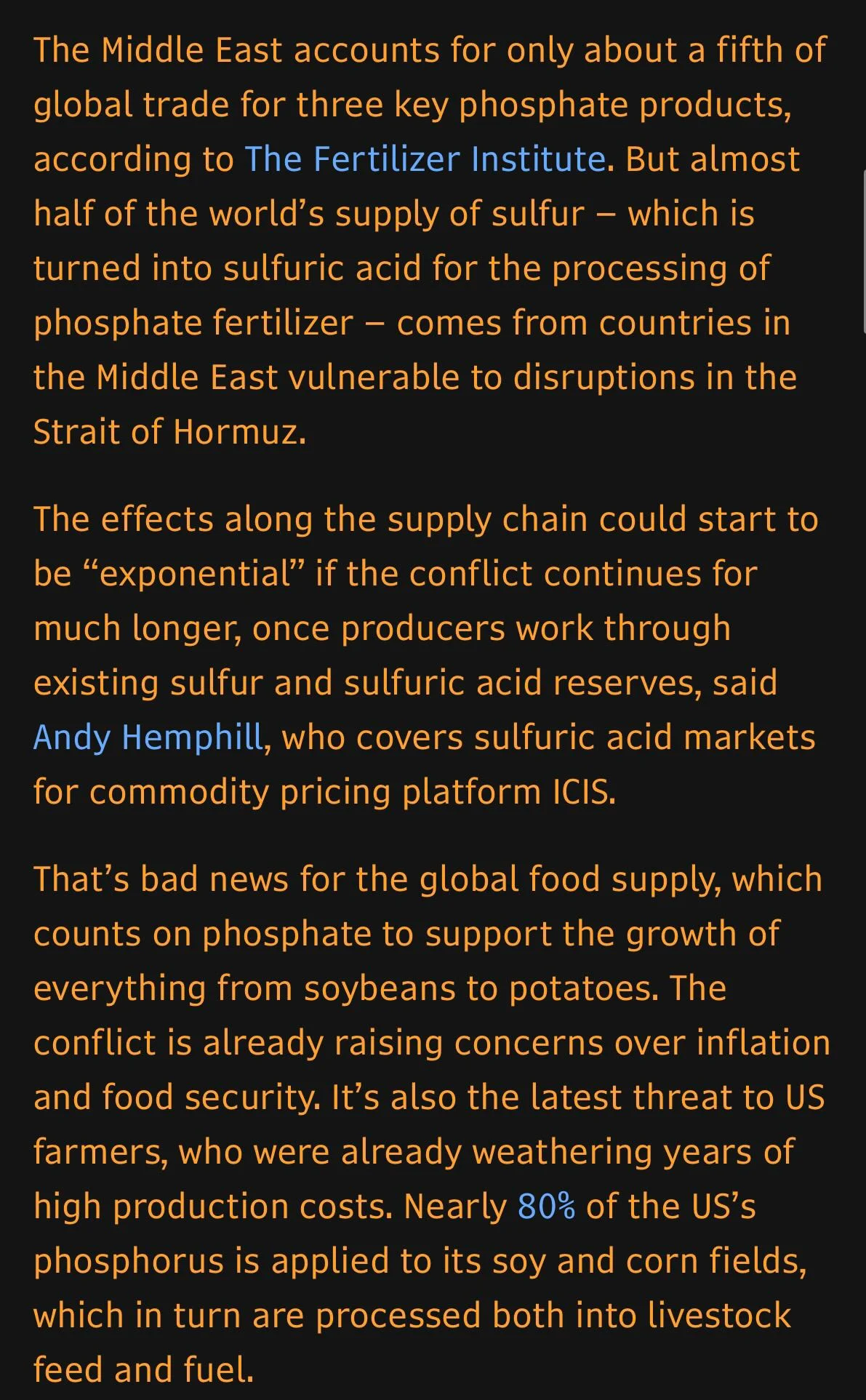 Middle East War Expands Threat to Global Supply Chains