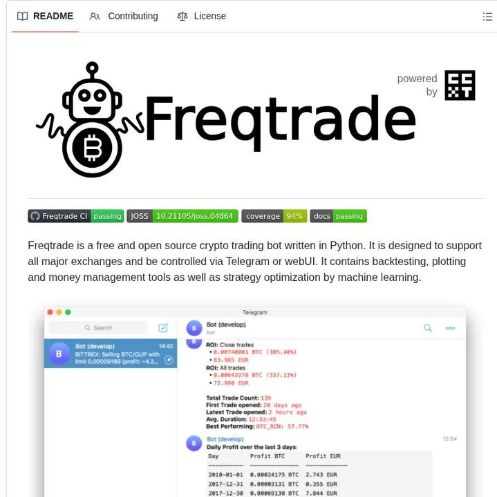 Free Python Crypto Bot with Backtesting & Machine Learning