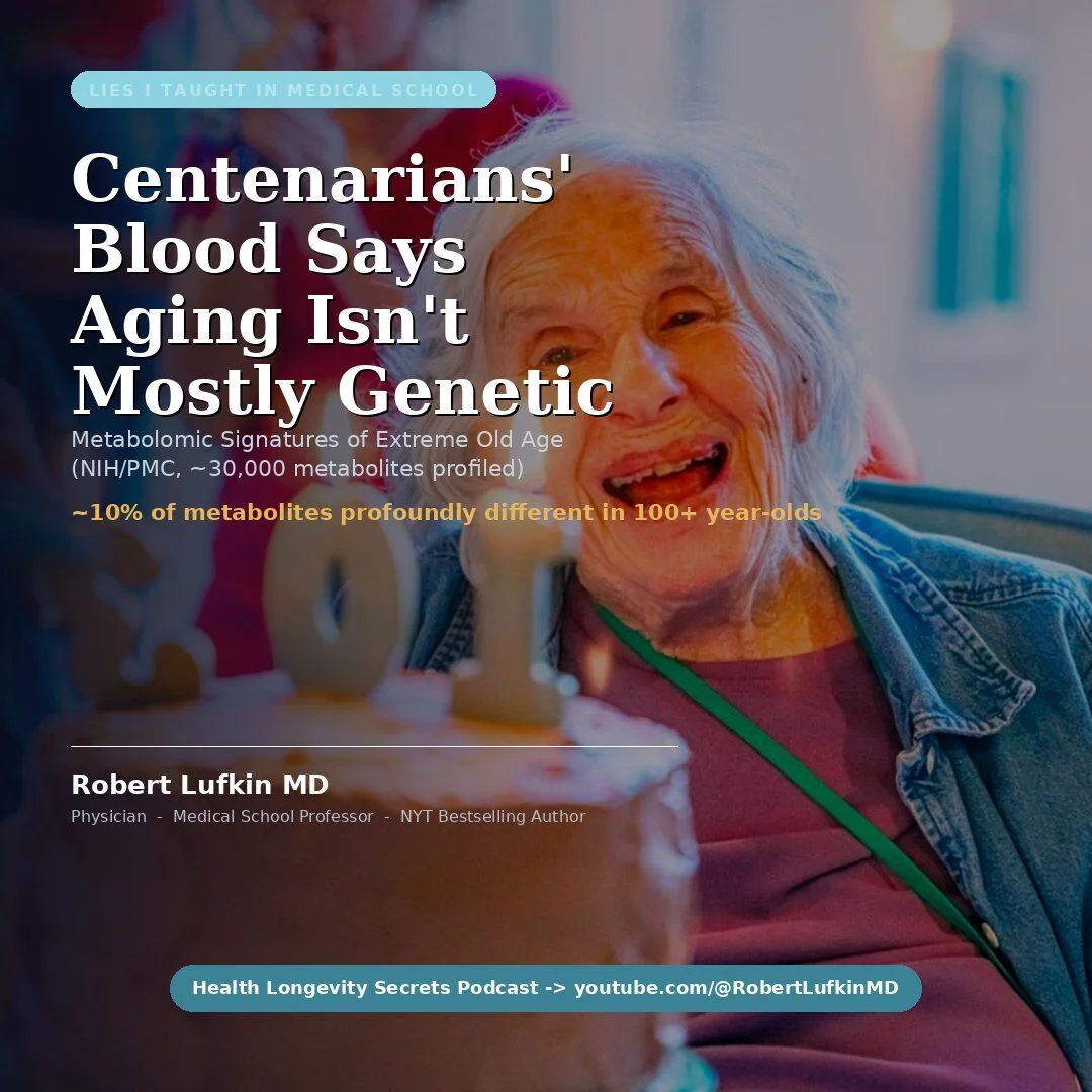 Centenarians’ Blood Shows Mitochondrial Efficiency Over Genetics