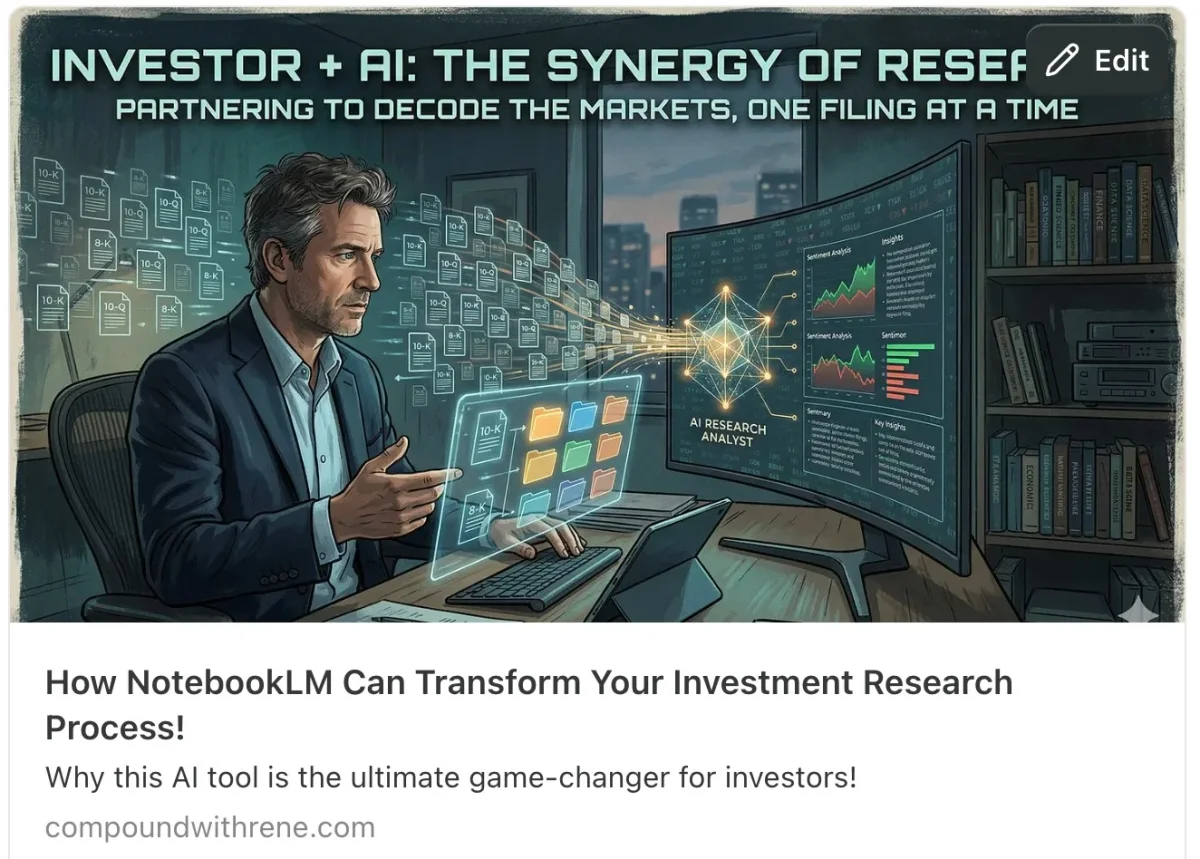 AI-Powered NotebookLM Gives Investors a Market Edge