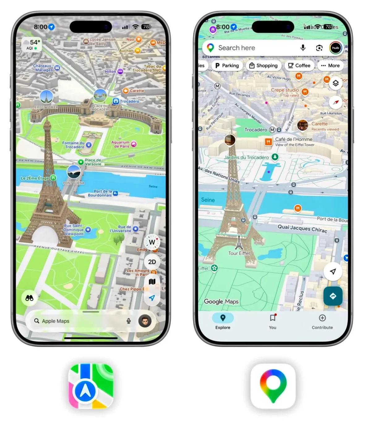 Looks Aren't Everything: Trust Still Favors Google Maps