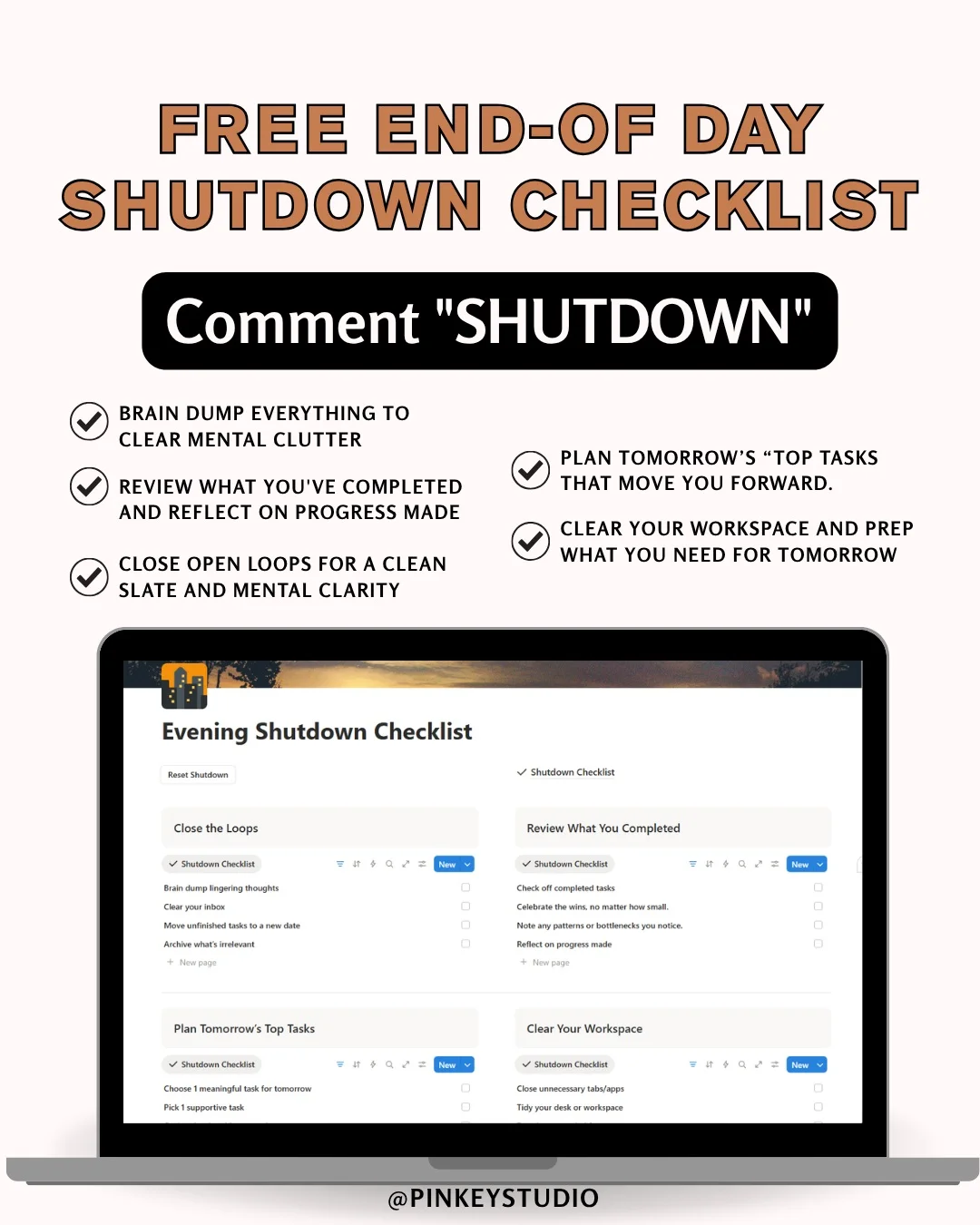 End Your Day with a Simple Brain Shutdown Routine
