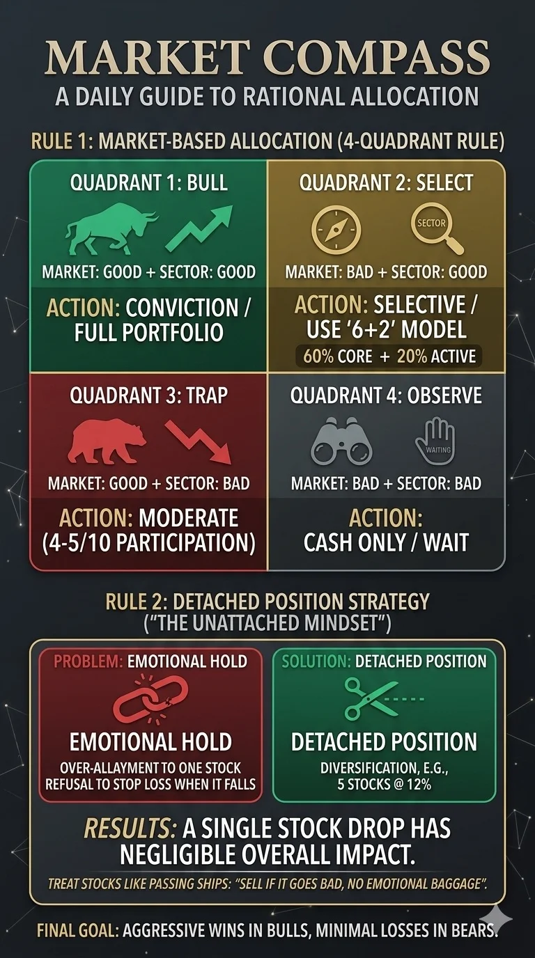 Survive Markets by Controlling Position Size and Cutting Losses