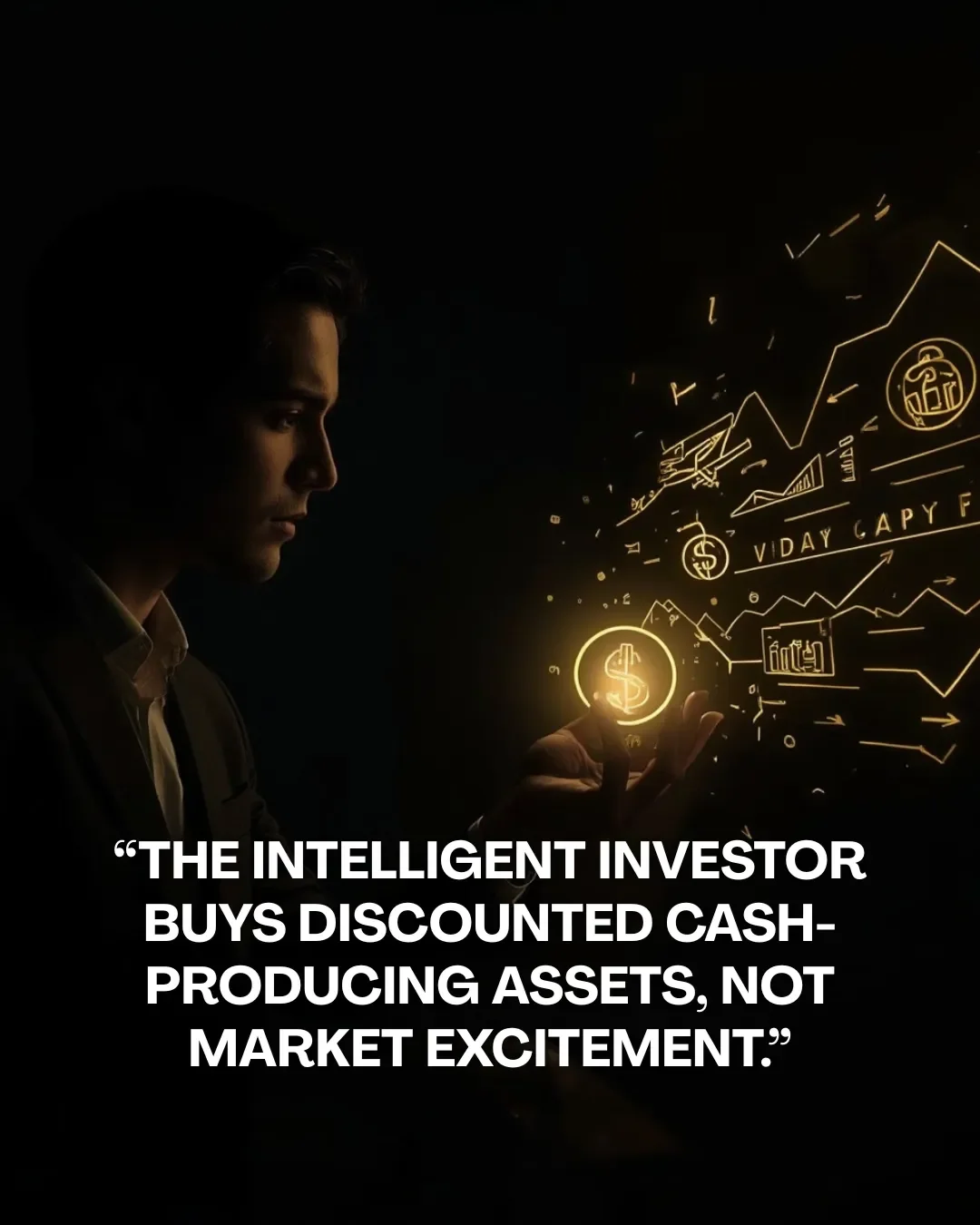 Buy Cash‑flow Assets Cheap, Ignore Market Hype