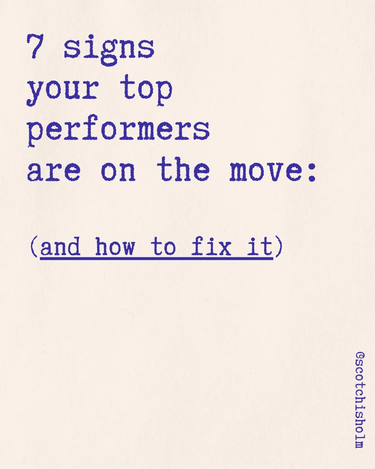 7 Warning Signs Your A‑Player Is About to Quit