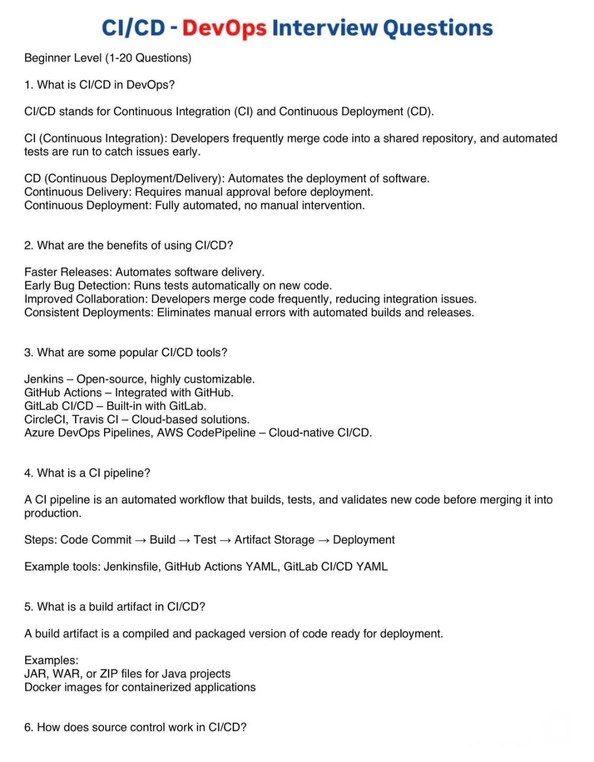 Master the CI/CD Flow, Not Just the Tools
