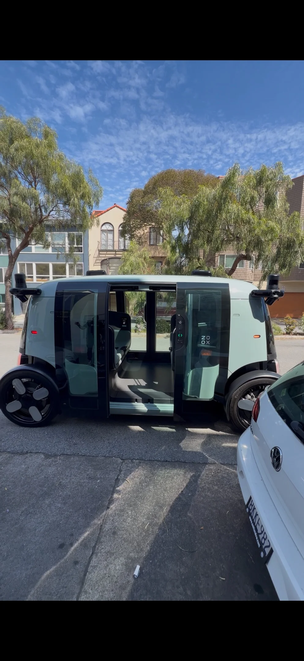 Zoox Cars Built by Bolting Wheels Onto a Meeting Booth