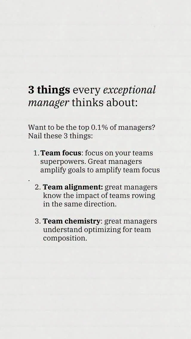 Elite Managers Win by Mastering the Basics