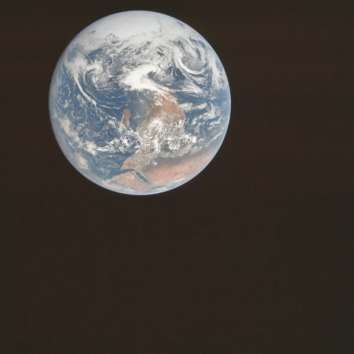 Artemis Captures Earth From Behind, Unlike Apollo.