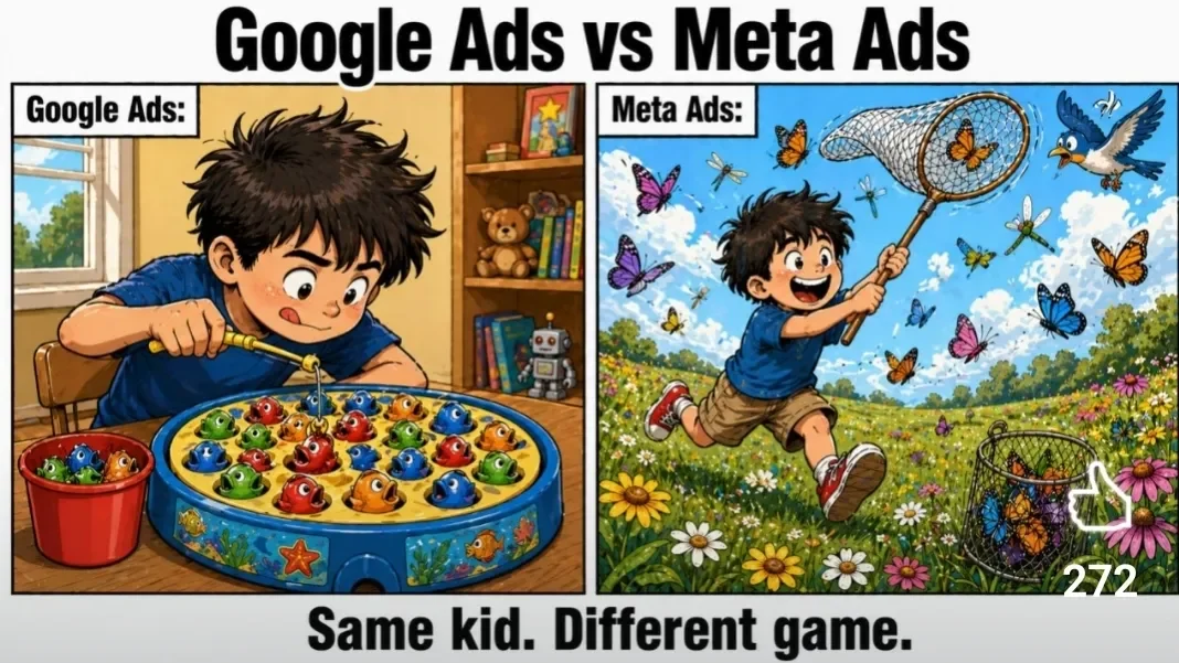 Google Captures Intent; Meta Builds Demand