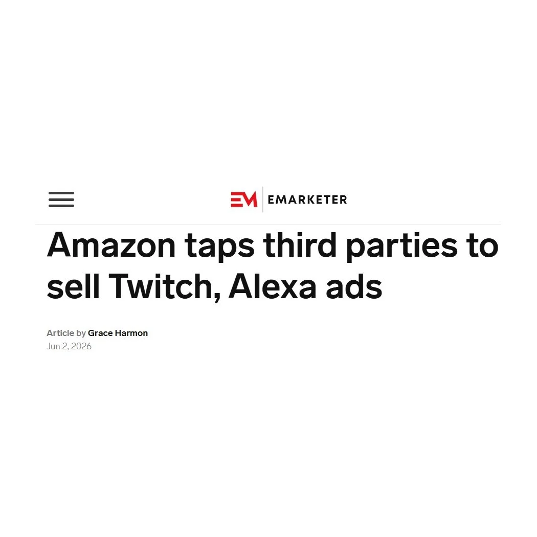 Amazon Turns to Third‑Party Sellers to Boost Twitch Advertising
