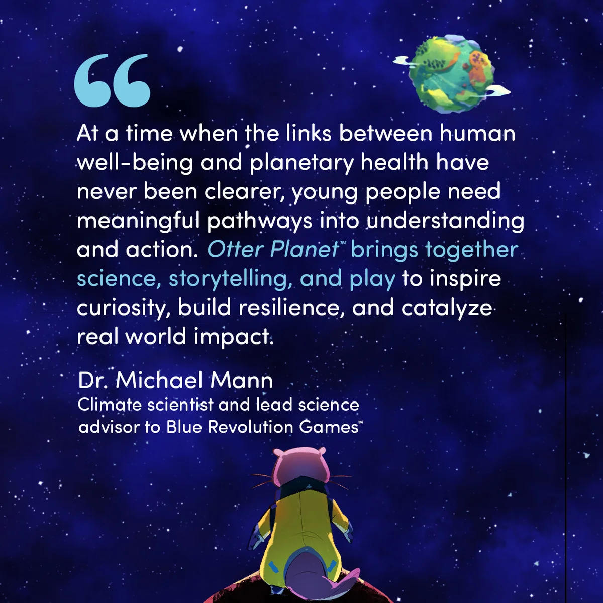 Science Advisor Joins OtterPlanet: Water‑Focused, Heart‑Centered Game