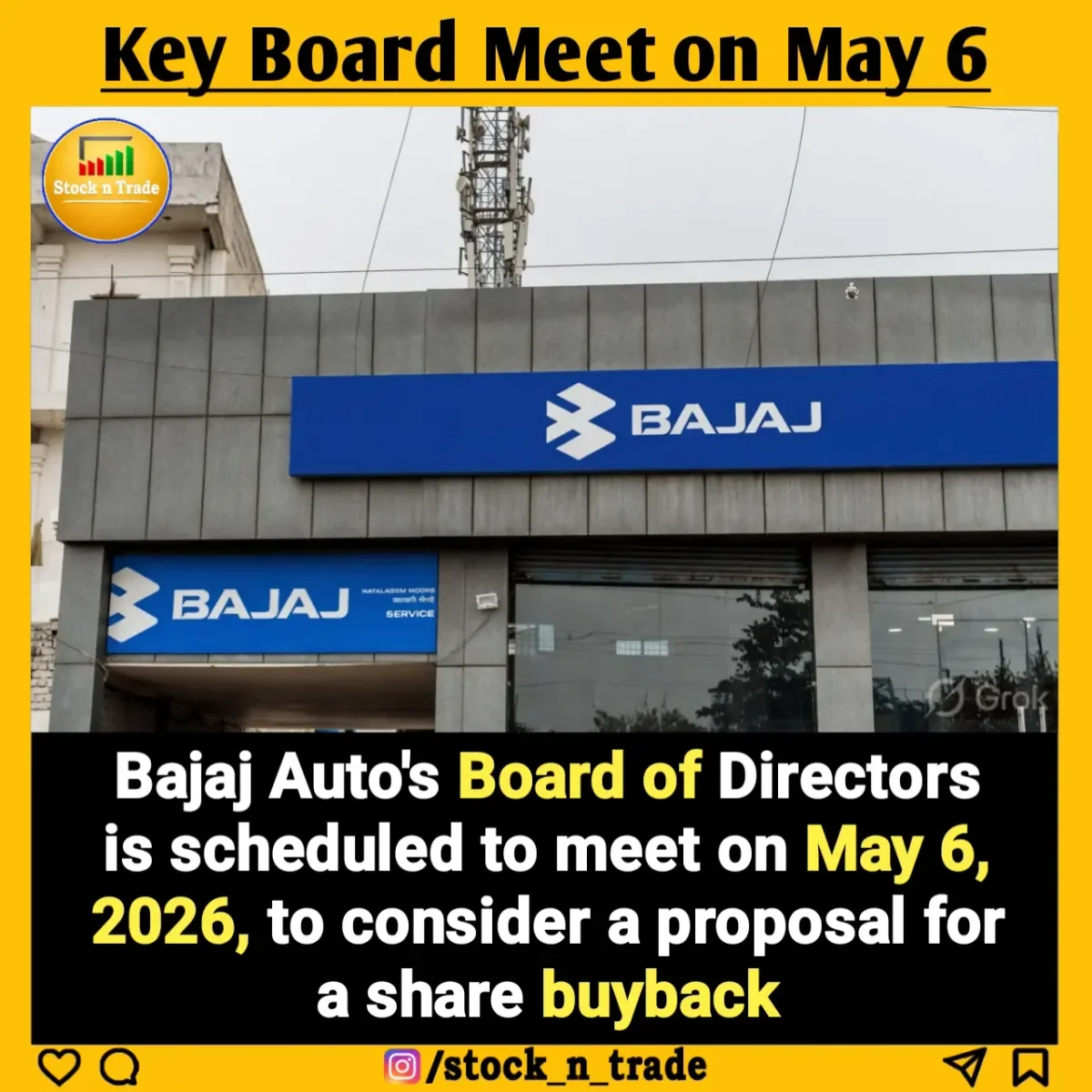 Board to Review Buyback, Q4 FY26 Results, Final Dividend