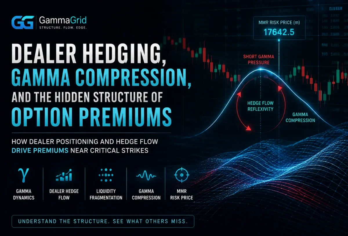 Dealer Hedging Drives ATM Premiums and Gamma Compression