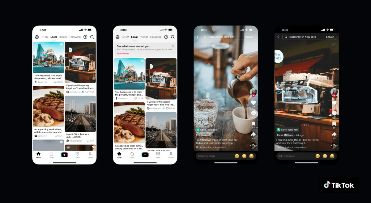 TikTok Rolls Out U.S. Local Feed, Pushes GPS Sharing