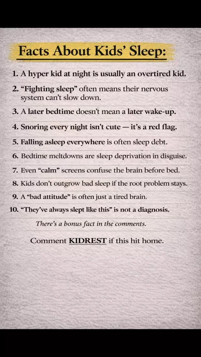 Most Child Behavior Problems Stem From Sleep Deficits