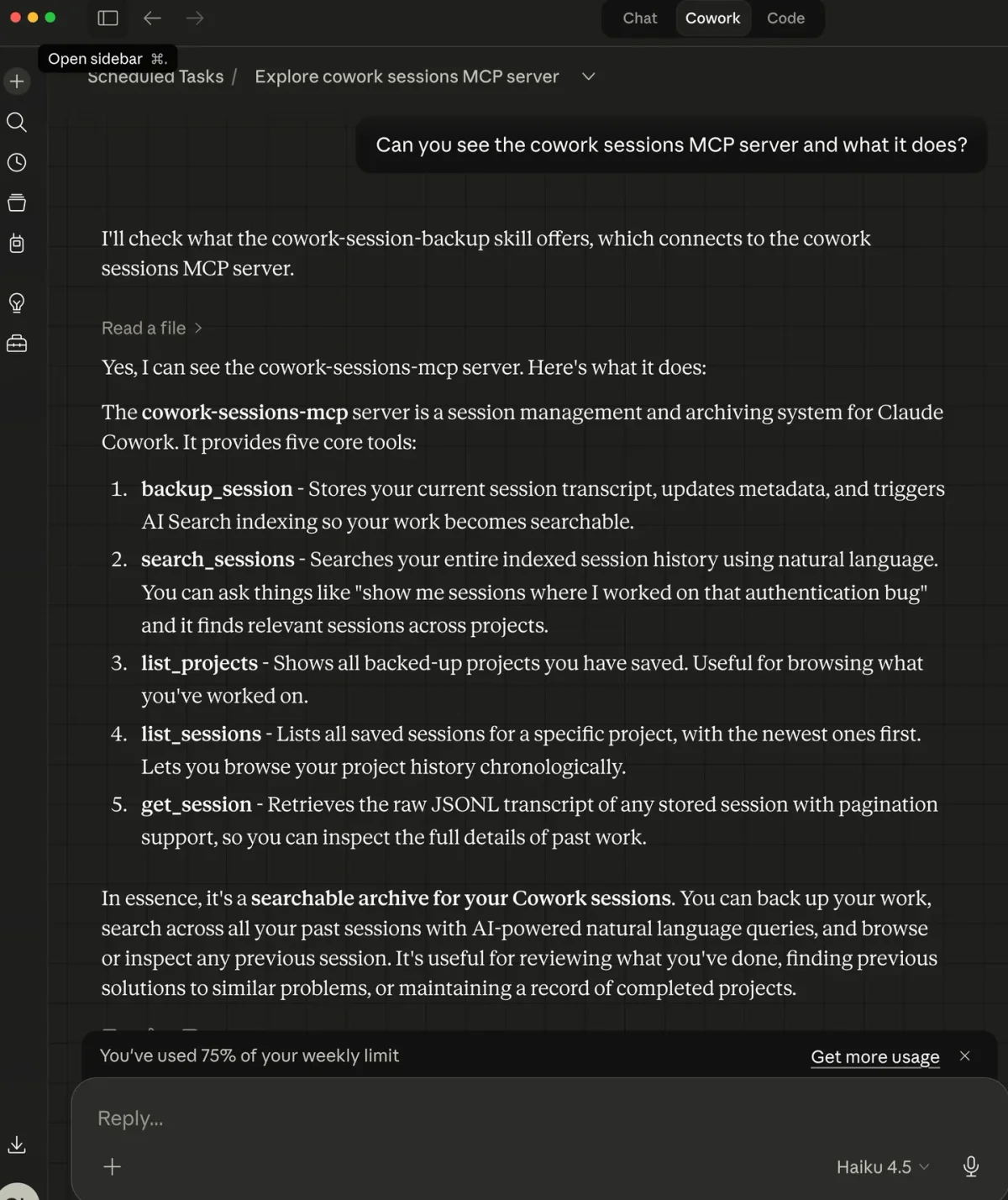 Cross‑sandbox Session Logs Now Searchable with Claude Cowork