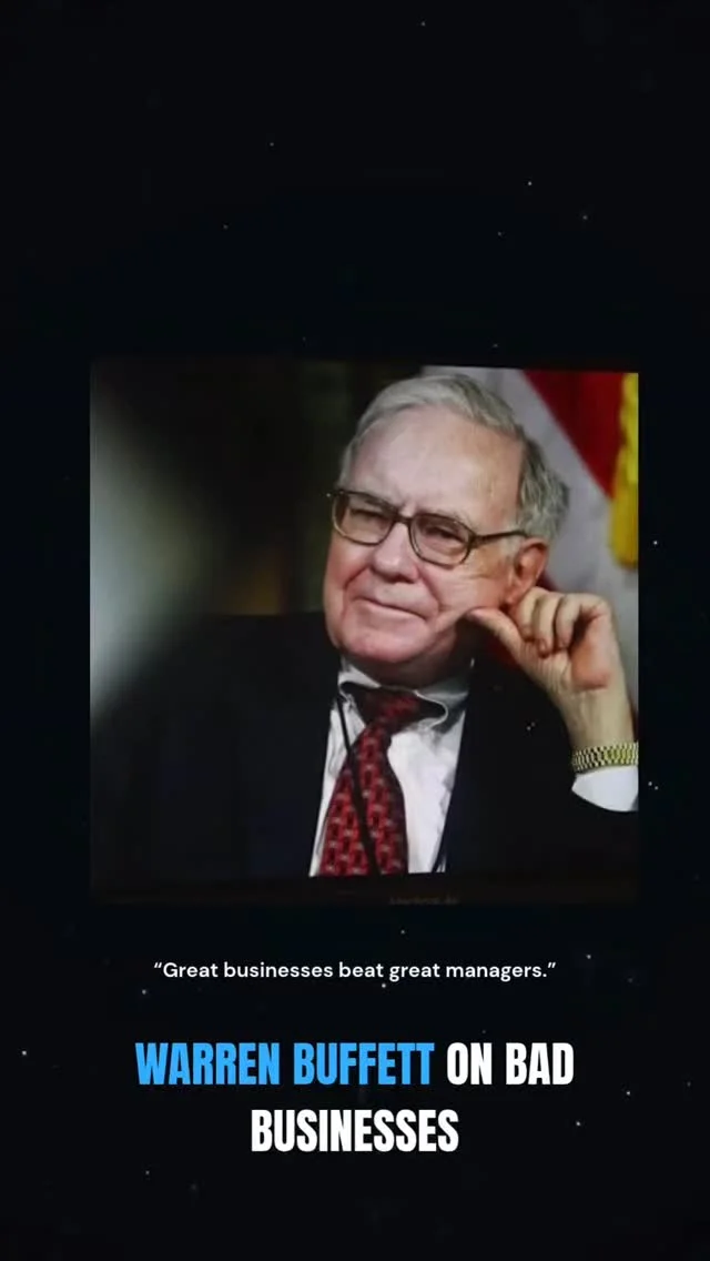 Bad Businesses Stay Bad—Quality Is the only Thesis