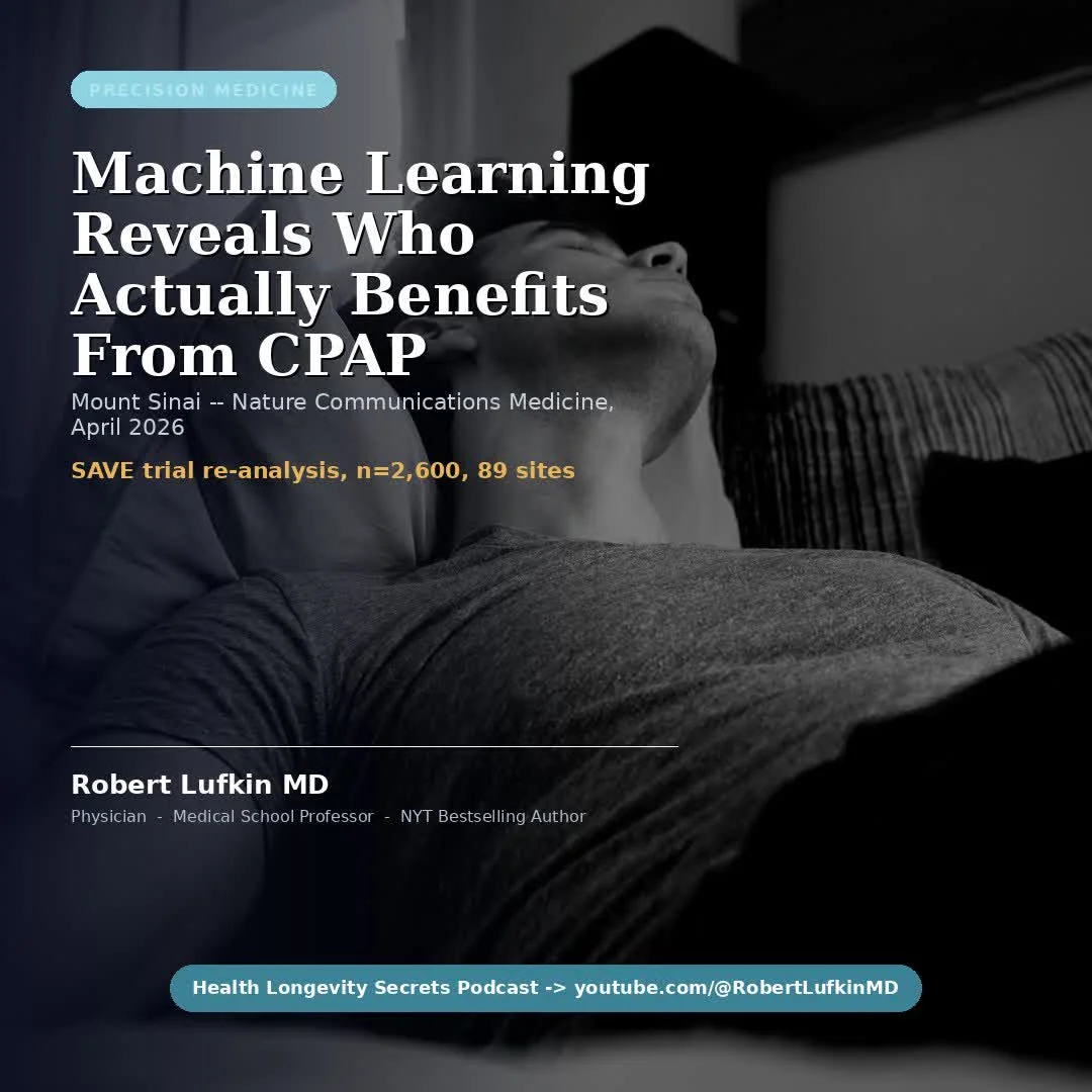 ML Model Shows CPAP Cuts Heart Risk in Sleep Apnea