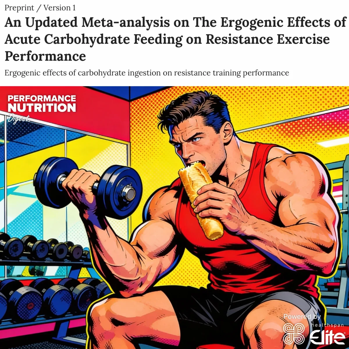 Carbs Boost Long, Fasted Resistance Training Volume