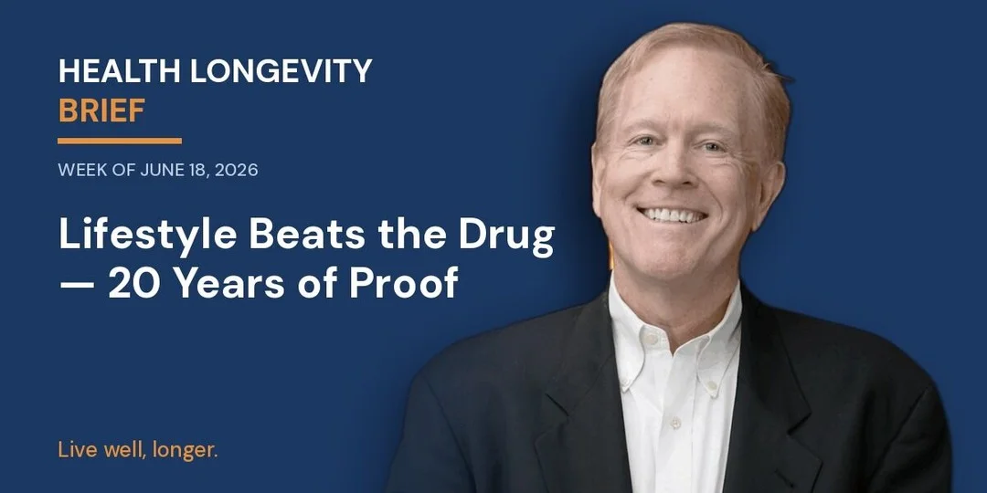 Two Decades Show Lifestyle Outperforms Drugs for Longevity