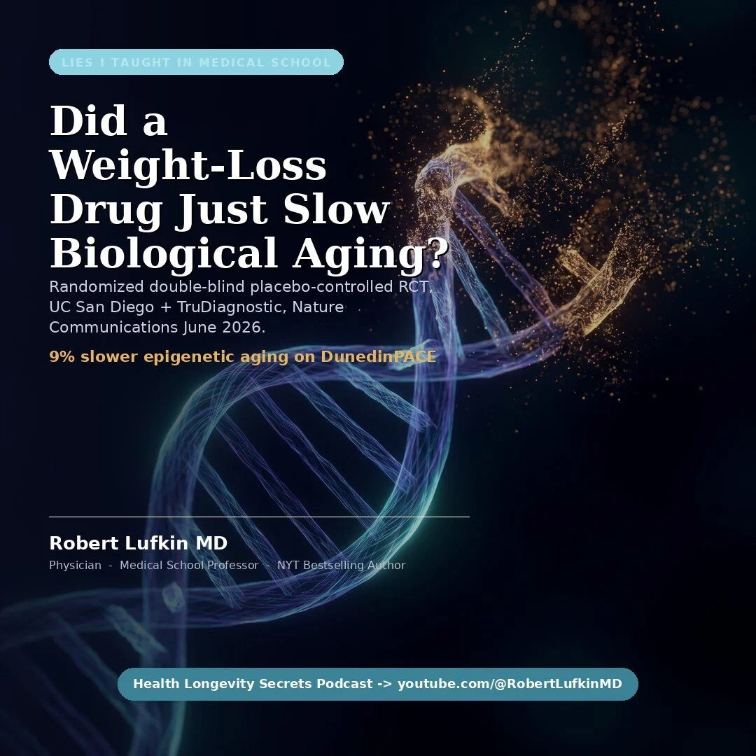 Semaglutide Slows Biological Aging in HIV Patients