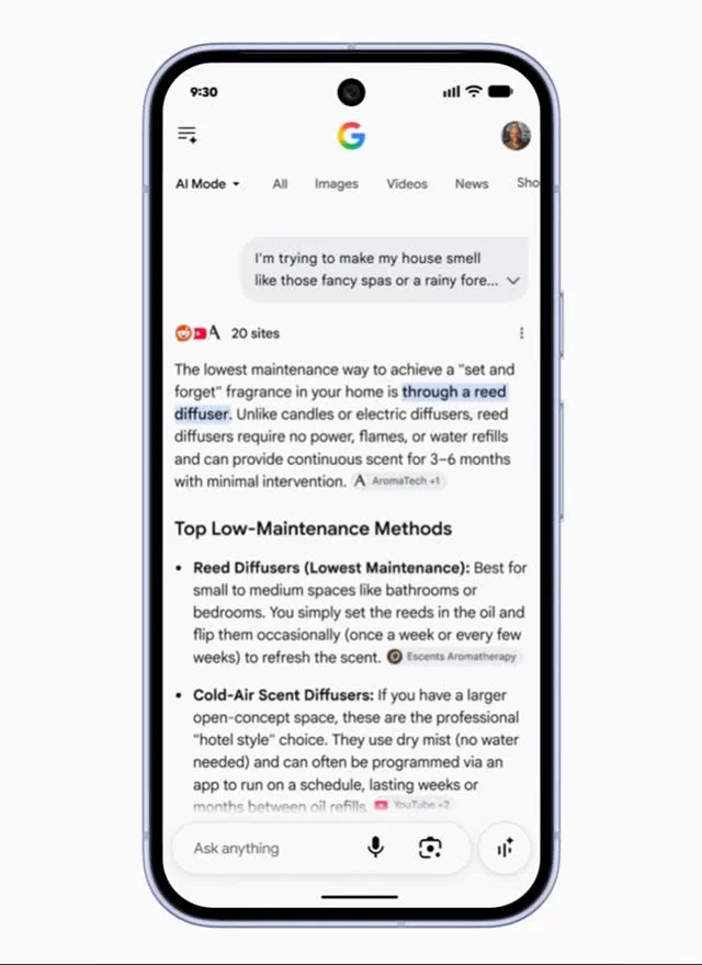 Google Trials AI‑Mode Conversational Discovery and Answer Ads