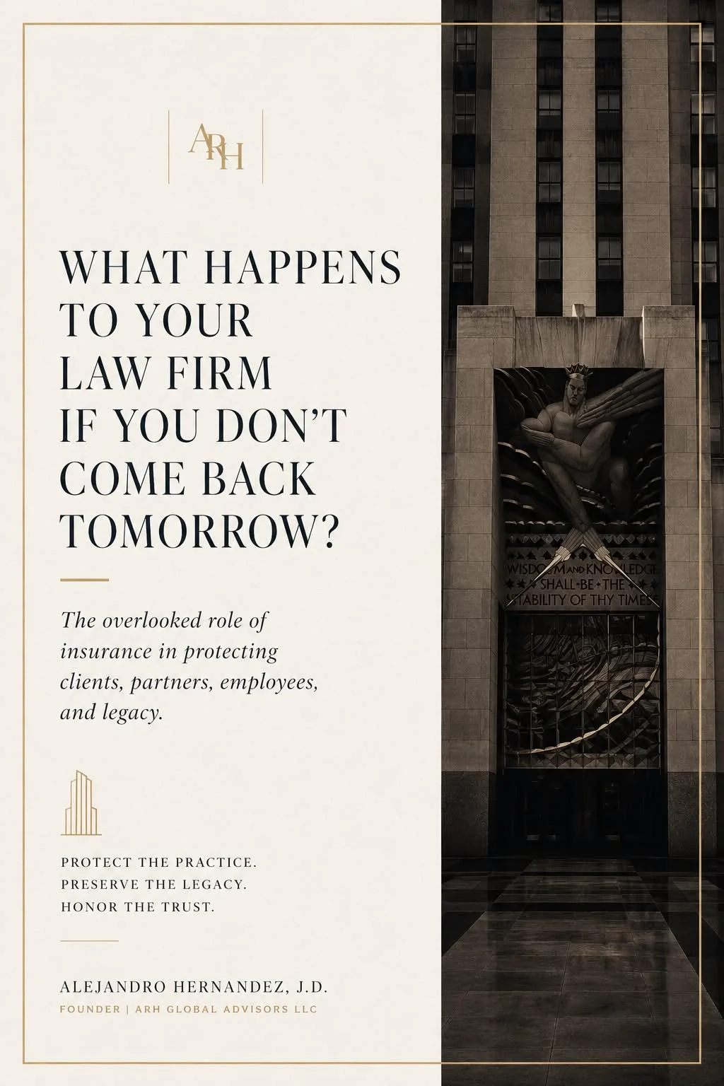 Lawyers Must Plan Their Firm’s Future Without Them