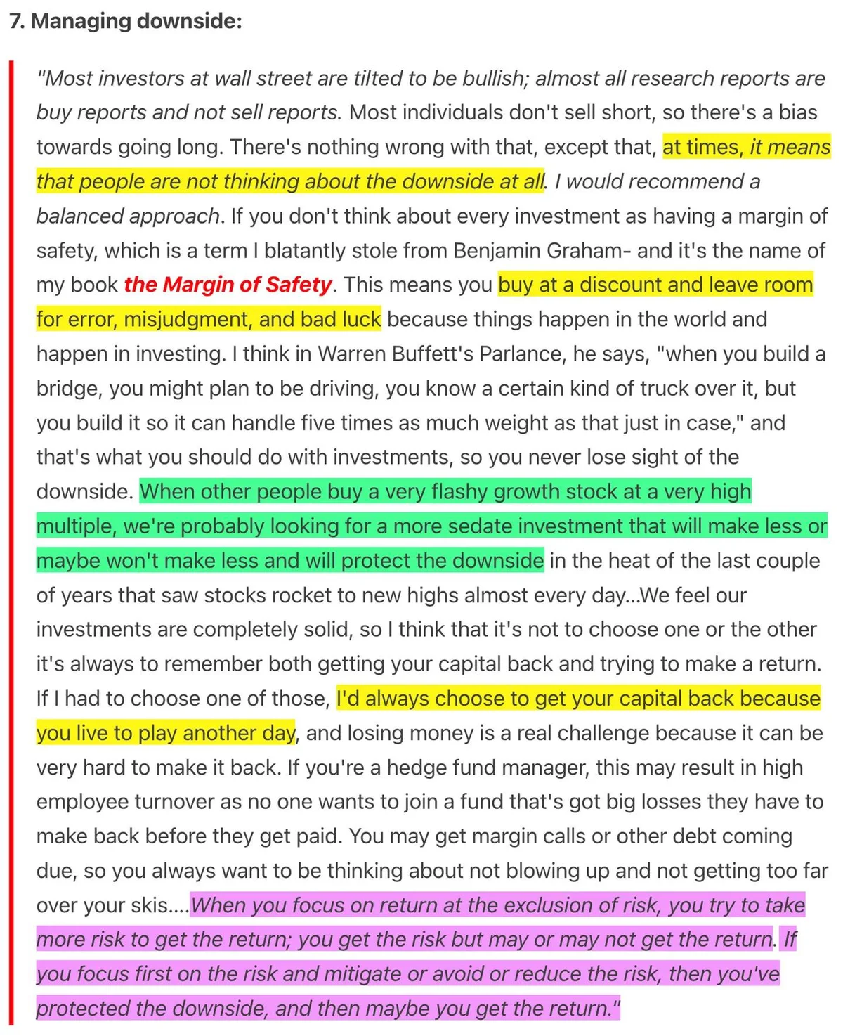 Invest with a Margin of Safety, Like Overbuilt Bridges