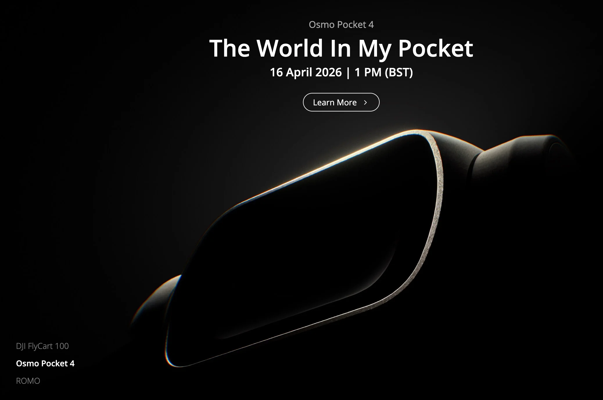 DJI Osmo Pocket 4 Rumored for April 16 Release