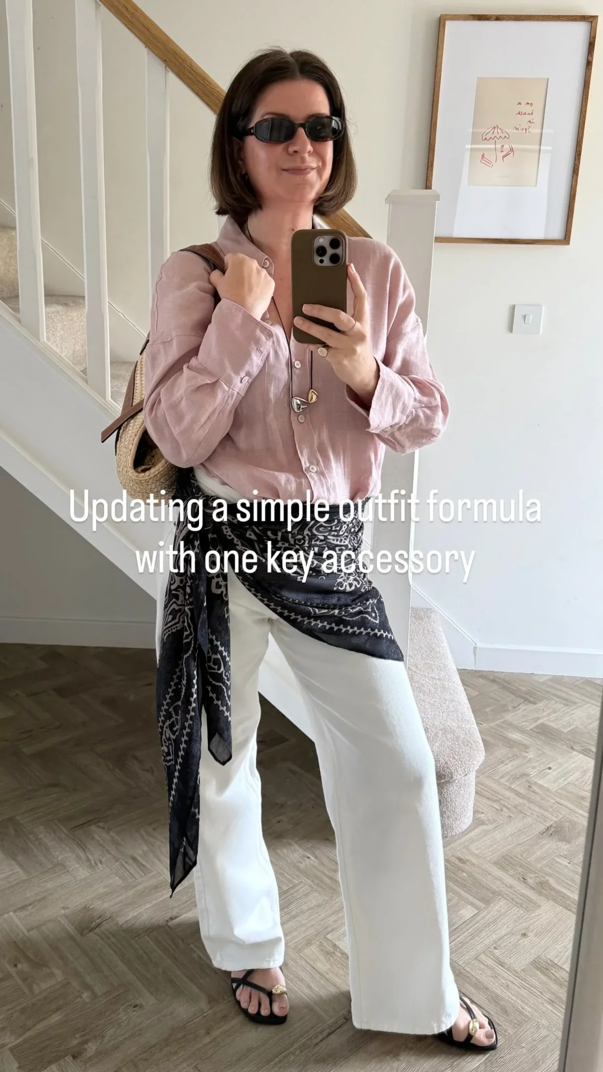 Turn Old Summer Outfits Fresh with a Scarf Belt