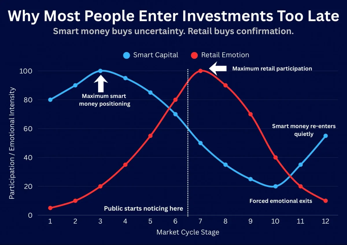 Smart Money Enters Early, Retail Late—Timing Drives Losses