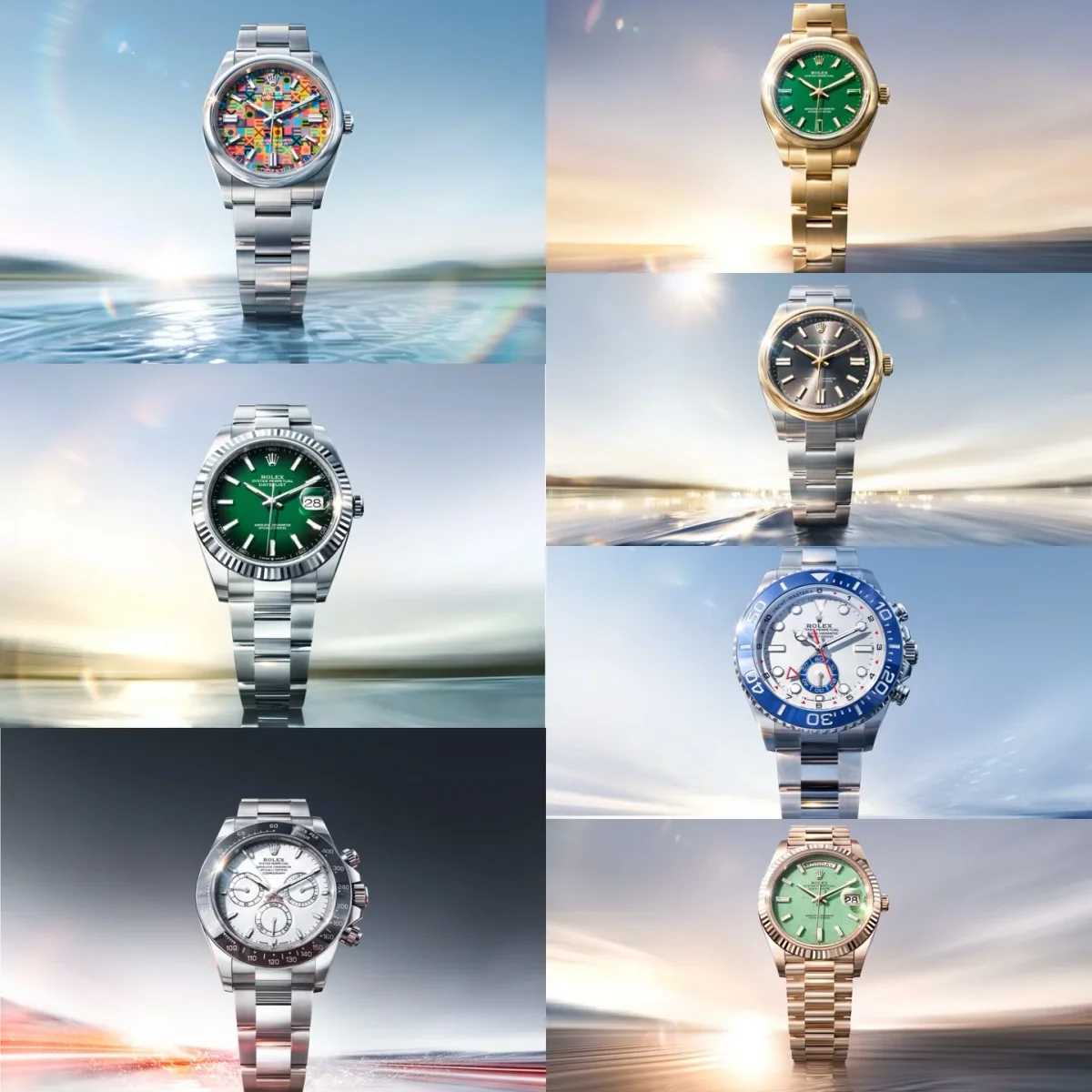 Voting for Rolex's Vibrant OP 36 and Albino Daytona