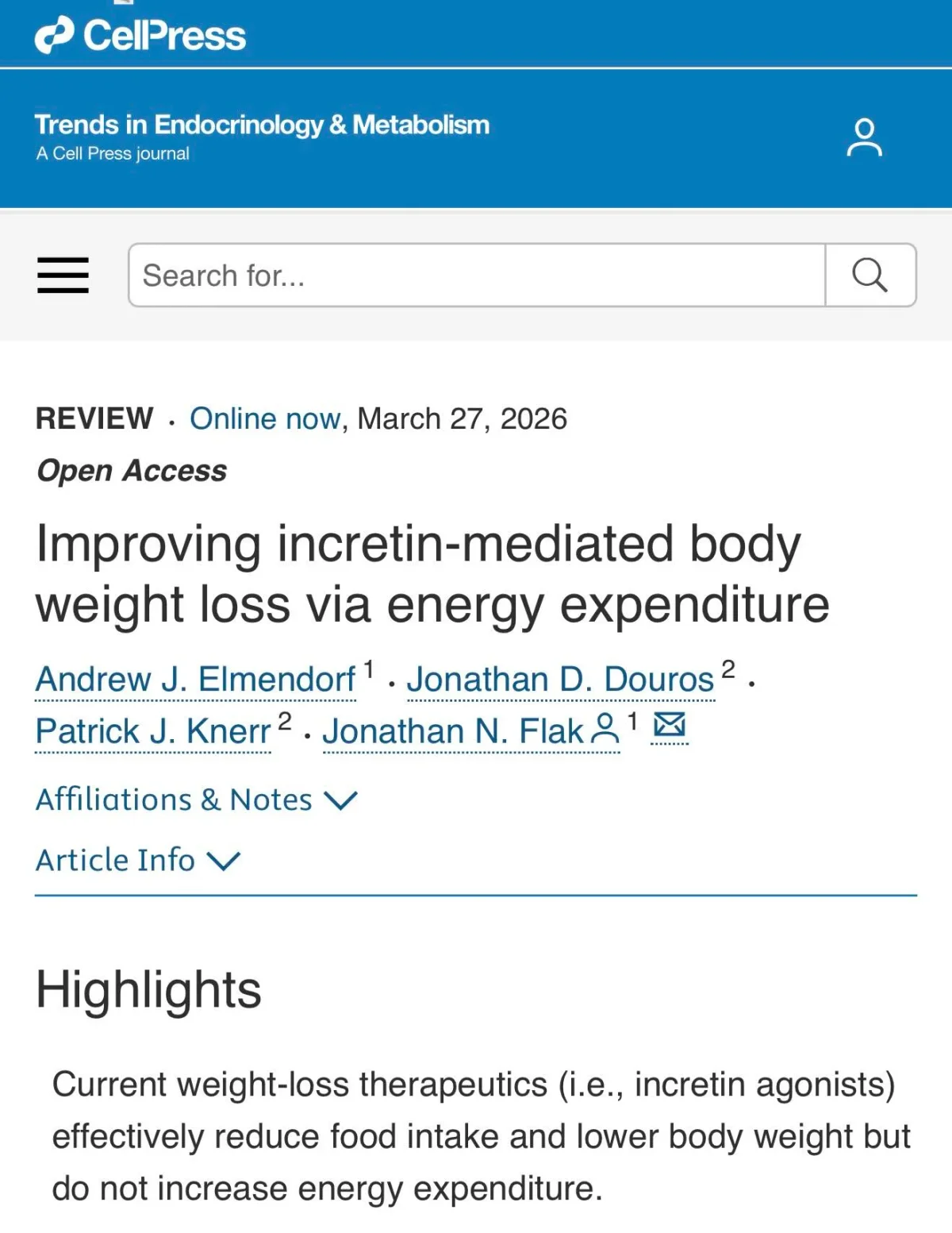 Weight‑loss Drugs Curb Intake; Future Targets Calorie Burn