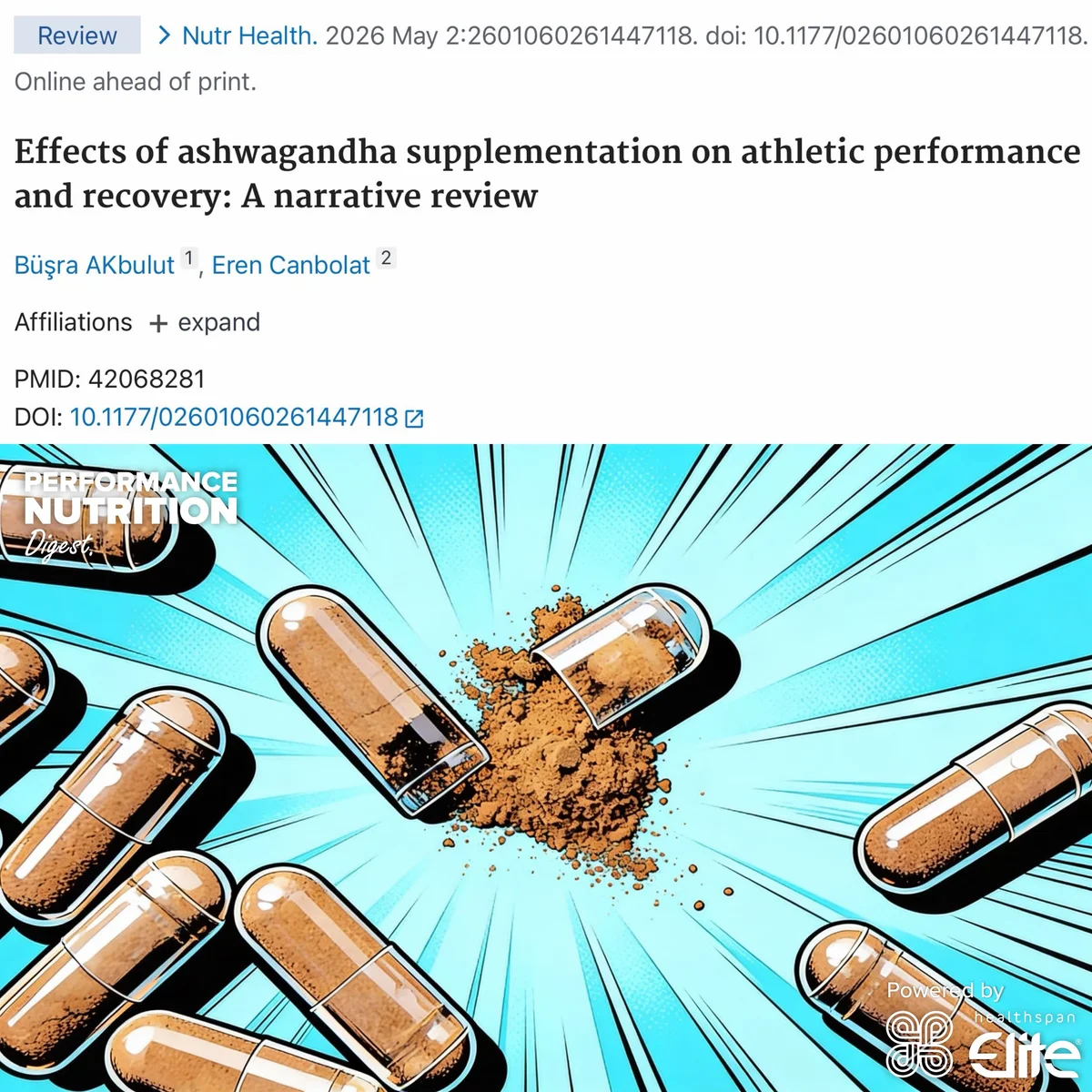 Ashwagandha Boosts Endurance, Recovery, Strength, and Hypertrophy