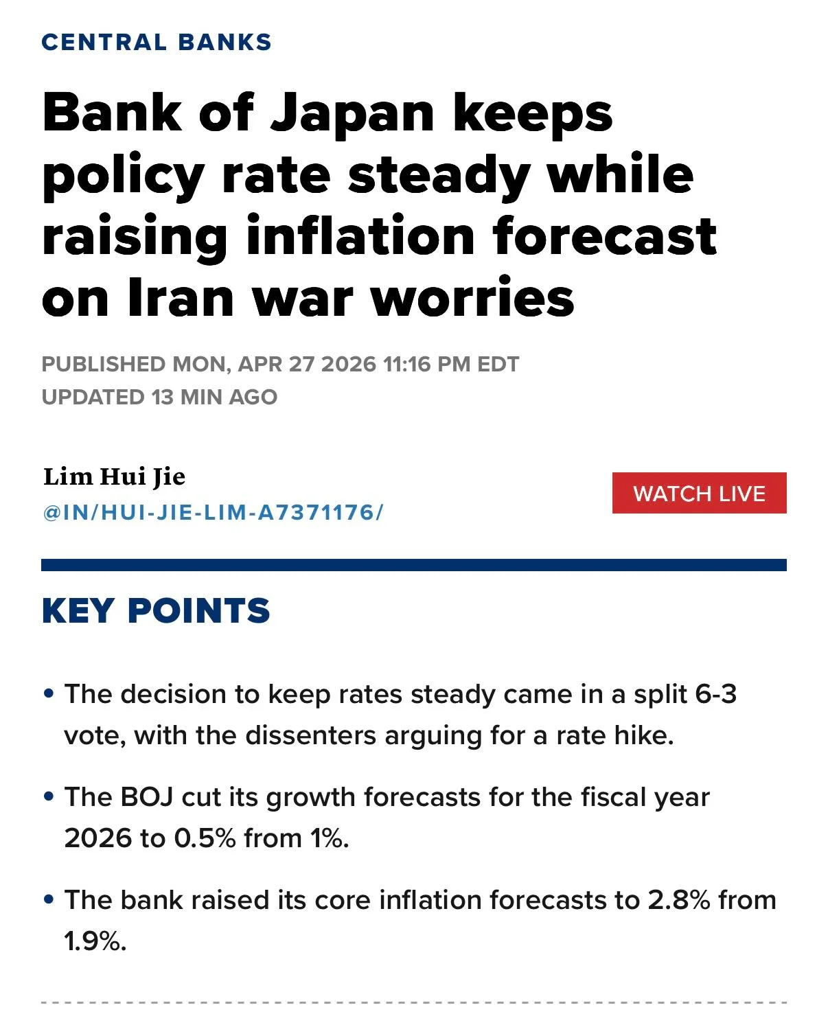 Three Central Banks Hold, Face Divergent Economic Headwinds