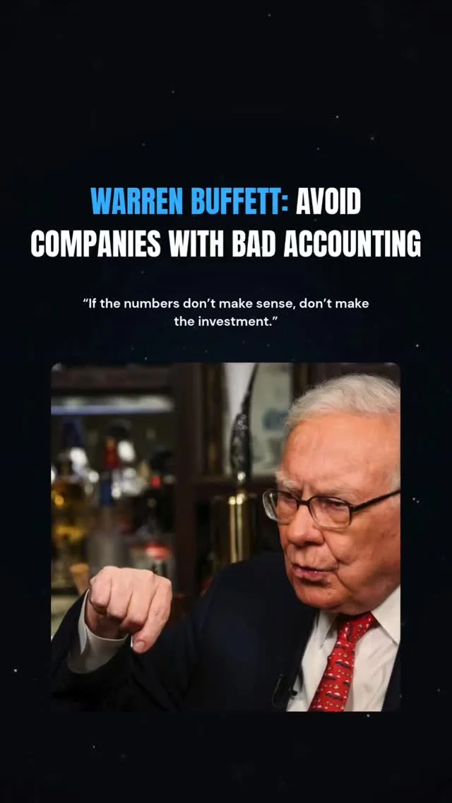 Avoid Stocks with Confusing Accounting, Buffett Advises