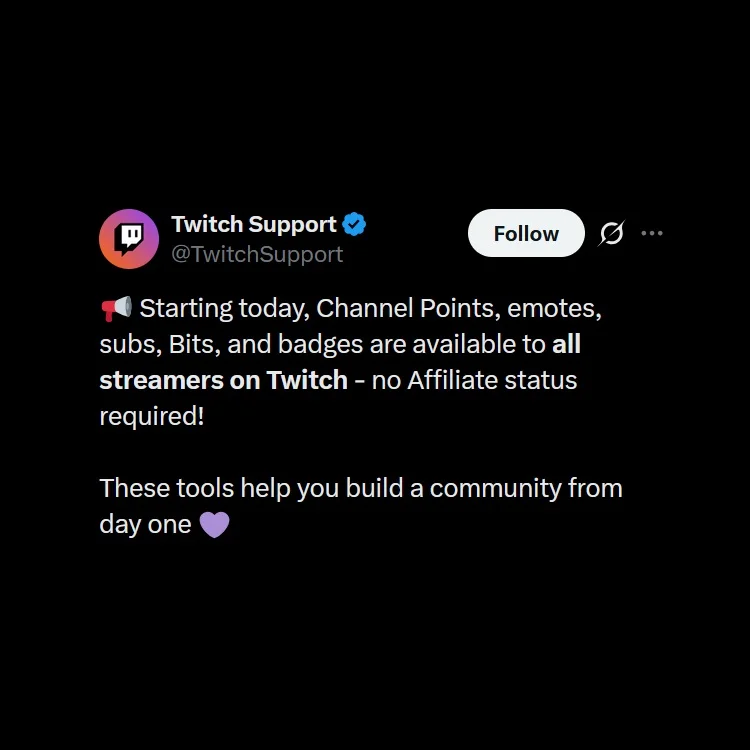 Monetization Tools Now Open to All Streamers Worldwide