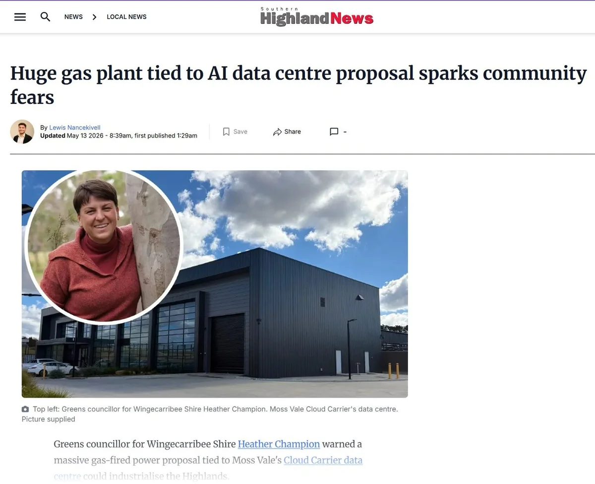 Australian Data Centre Plans Mirror US Energy Controversies