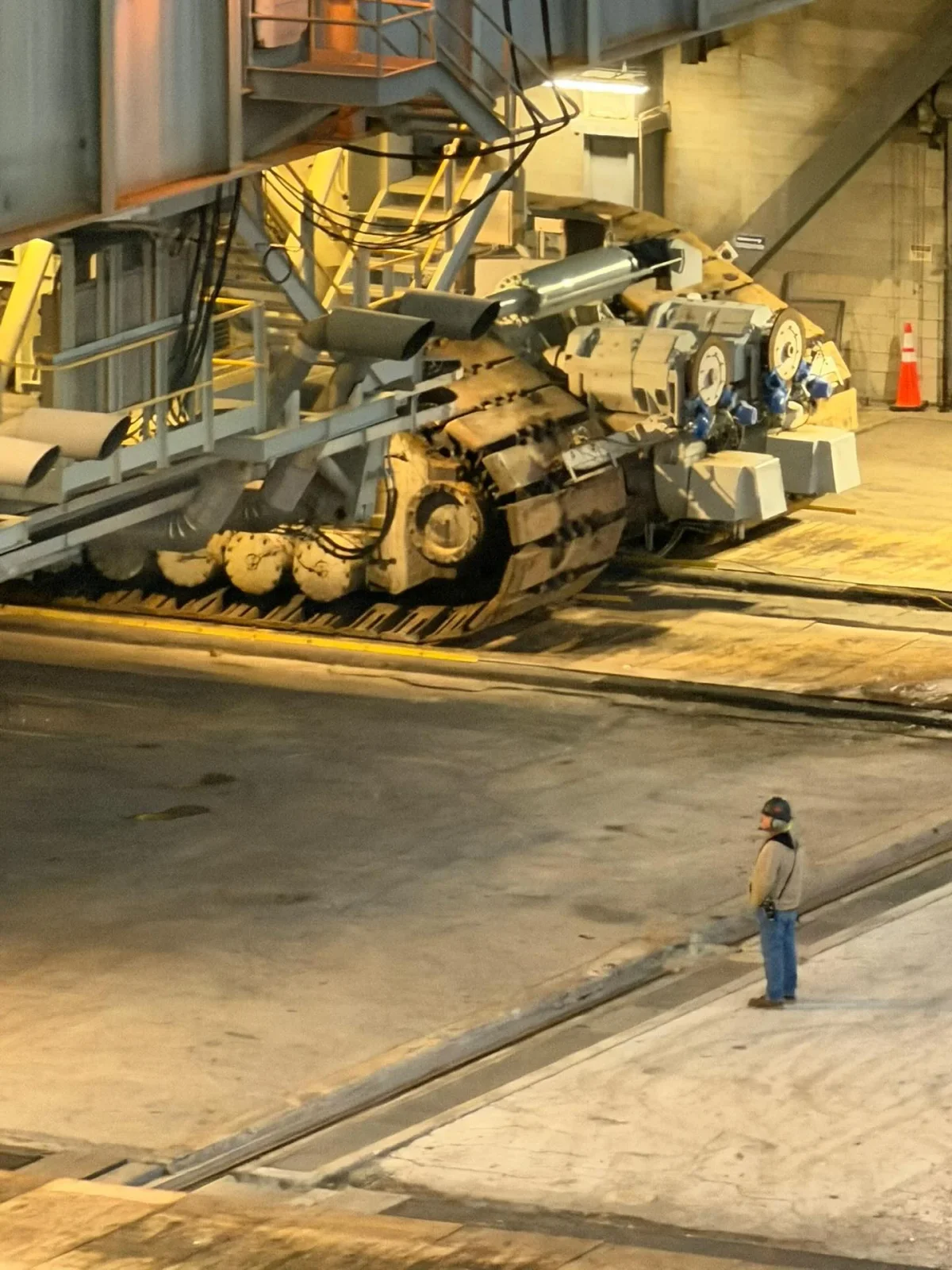 Massive Crawler Transports Artemis 2 Rocket to Launch Pad